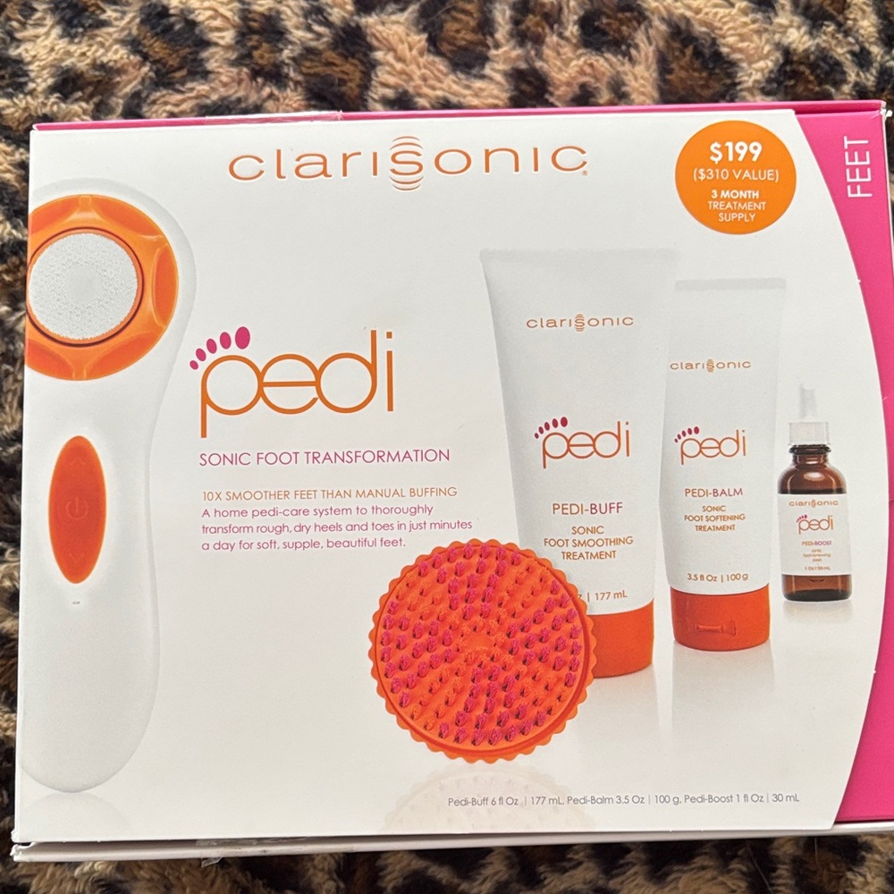 Clarisonic Pedi Sonic Foot Care Set - Orange and White